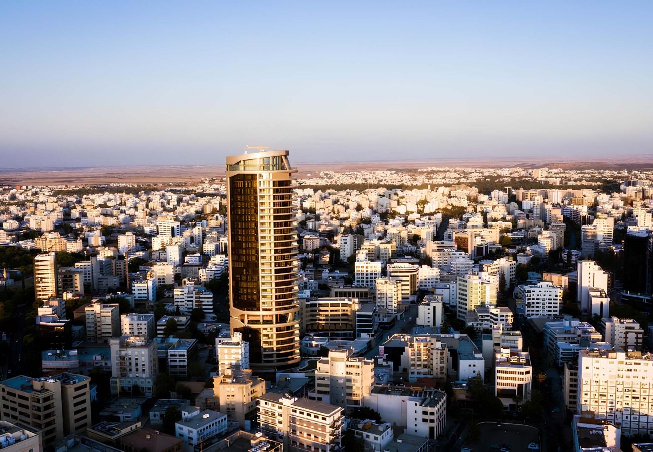 Apartment in Nicosia - Saffron Suite | Retreat with Skyline Views & Pool