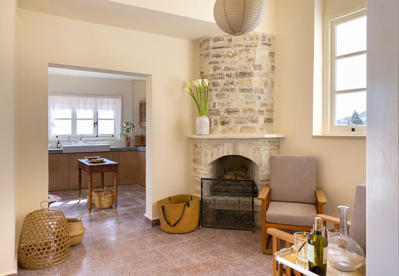 House in Larnaca -  Place of Grace - Authentic Lefkara Home with Fireplace