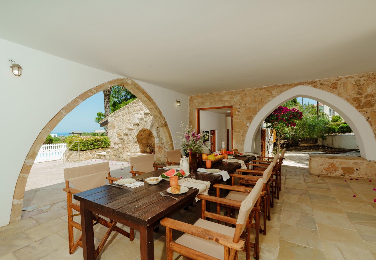 Villa in Protaras - Jasmine Seaview Villa Mediterranean Charm